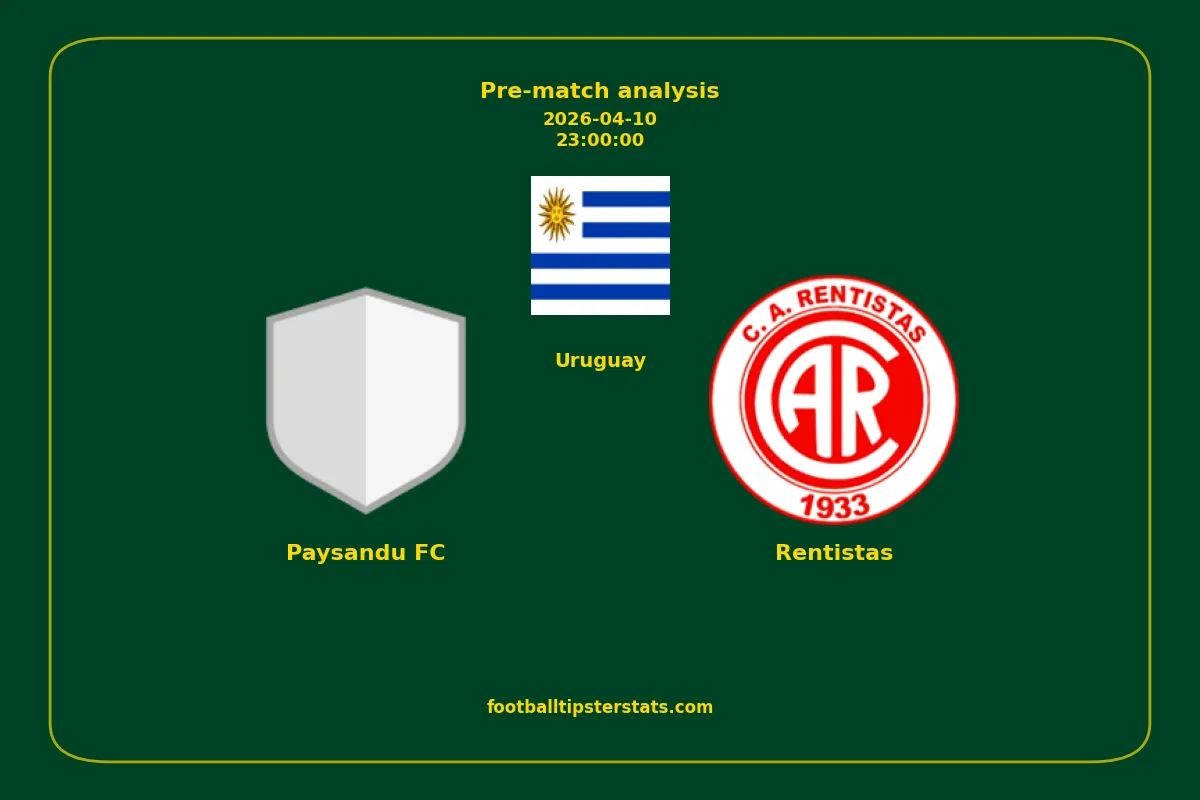 Pre-match analysis: Paysandu FC vs Rentistas on 2026-04-10